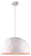 Lucide Lampada a sospensione con diffusore a cupola in metallo dal design moderno Otona - 60W BIANCO