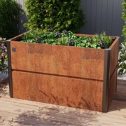 PRIMEYARD 150 x 85 x 77 cm Orto rialzato, acciaio corten, look ruggine - (GFPV00791)