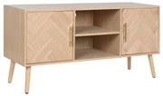 Mobile TV Home ESPRIT Naturale Legno di paulownia Legno MDF 120 x 40 x 60 cm