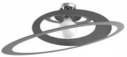 Bungee plafoniera d.70 cm. 1 luce grigio antracite 1197-pl70-ga