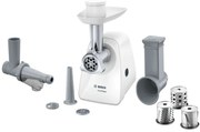 Bosch SmartPower Tritacarne, 350 W, Acciaio inox, Bianco