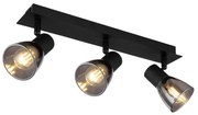 Globo 54307-3 - Luce Spot CLAUDE 3xE14/40W/230V nero