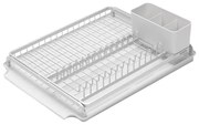 Scolapiatti Light Grey grigio chiaro L 38.5 x H 14 x P 49 cm