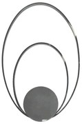 Plafoniera LED moderno Bea, argento Ø 68 cm, luce naturale NOVECENTO