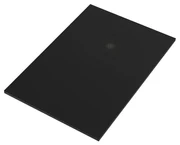Piatto doccia SENSEA in composito minerale di resina gelificata Remix V3 nero L 80 x L 120 x H 2.6 cm opaco