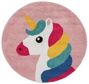 Tappeto per Bambini Cotone 100 cm Unicorno