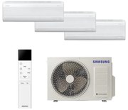 Condizionatore a muro multisplit inverter trial SAMSUNG WINDFREE COMFORT S2 9+9+12 17743 BTU 9K 9K 12K classe raffreddamento A++, bianco