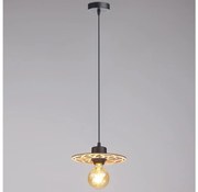 Lampadario a sospensione con filo FALCO 1xE27/60W/230V diametro 20 cm beige