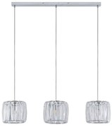 Lindby - Sofia Lampada a Sospensione Transparent/Chrome Lindby