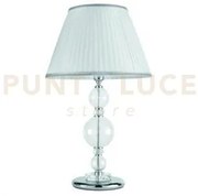 Lume grande bach cristallo e cromo 1 luce attacco e27