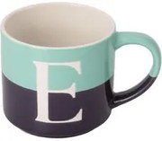 Tazza lettera E blu 400 ml Blend Collection