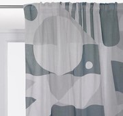 Tenda Shapes grigio, passanti nascosti 140x290 cm
