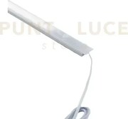 Barra led ad incasso line dc12v argento in alluminio e policarbonat...