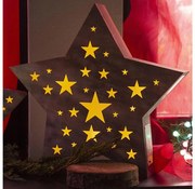 Retlux - Decorazione natalizia LED LED/2xAAA stella