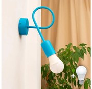 Applique OXFORD 1xE27/15W/230V blu