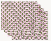 Tovagliette americane in cotone stampate a mano Azra 4 pz