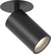 Faretto da incasso moderno nero GU10 50mm IP44 - Chels