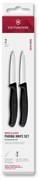 Victorinox - Set da 2 coltelli per verdure SWISS CLASSIC 8 cm, nero