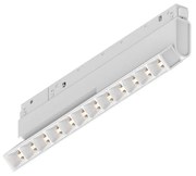 Sistema Magnetico Flessibile Ego Alluminio Bianco 1 Luce 13W 3000K Luce Calda