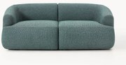 Divano componibile 2 posti in bouclé Sofia