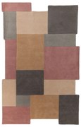 Tappeto in lana marrone 150x240 cm Collage - Flair Rugs
