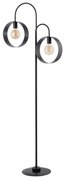 Lampada da terra HAPPY 2xE27/60W/230V nero