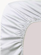 Lenzuolo con angoli boxspring in raso di cotone Ava