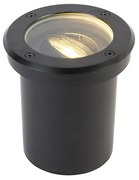 Faretto da terra per esterni intelligente nero regolabile con WiFi GU10 - Delux