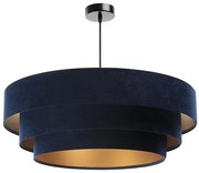 Lampadario su filo TRINITI 1xE27/60W/230V blu/giallo