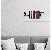 Fermalibri 22x44 cm nero