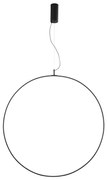Lampadario LED design LED-TOORX-S100-NER nero Ø120cm, luce con 3 temperature di colore 5500 lumen, LUCE AMBIENTE DESIGN