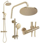 Set doccia con termostato Rea PAROT BRUSHED GOLD