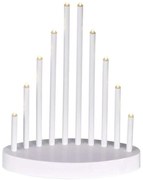 Candeliere natalizio a LED 10xLED/3xAA bianco