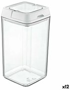 Vaso Quttin Chiusura ermetica 1,5 L 11 x 11 x 20 cm (12 Unità)