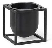 Audo Copenhagen - Kubus 10 Flowerpot Black Audo Copenhagen