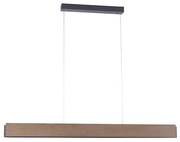 Lampada a sospensione in legno 121 cm con LED con telecomando - Ajdin