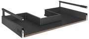 Cassetto sottolavello senza frontale DELINIA con taglio per sifone L 90 x P 58 cm nero
