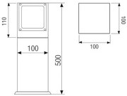 DM3  STELO Lampada LED 2x4W 4000K