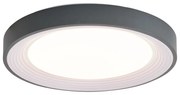 Plafoniera moderna grigia con bianco 48cm incl. LED dimmerabile RGB - Kanton
