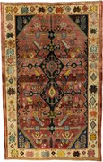 Shiraz Tappeto persiano 230 x 160 Rosso (Iran) Annodato A Mano