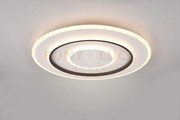 Jora plafoniera led 55w 6400lm, 2700 - 6000k rotonda con telecomand...