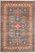 Kazak Tappeto 120 x 180 Blu (Pakistan) Annodato A Mano
