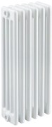 Radiatore acqua calda EQUATION Comby in acciaio 4 colonne, 6 elementi, interasse 623 mm, bianco