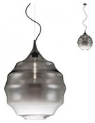 Redo 01-1845 - Lampadario a sospensione con filo SLAG 1xE27/42W/230V diametro 40 cm grigio