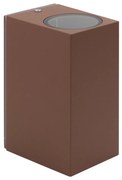 Applique Rettangolare Bidirezionale IP65 - GU10 Corten
