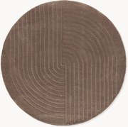 Tappeto rotondo in lana fatto a mano Mason