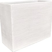 Fioriera SHABBY in polietilene bianco H 61 cm L 78 x P 35 cm