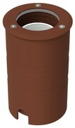 Faro Carrabile GU10 IP67 Orientabile INOX 304 Doppio Pressacavo - Corten
