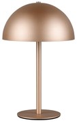 Lampada da tavolo LED color bronzo con paralume in metallo (altezza totale 21 cm) Munoz – Trio