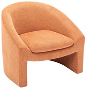 Poltrona in Tessuto Terracotta - OSSANA